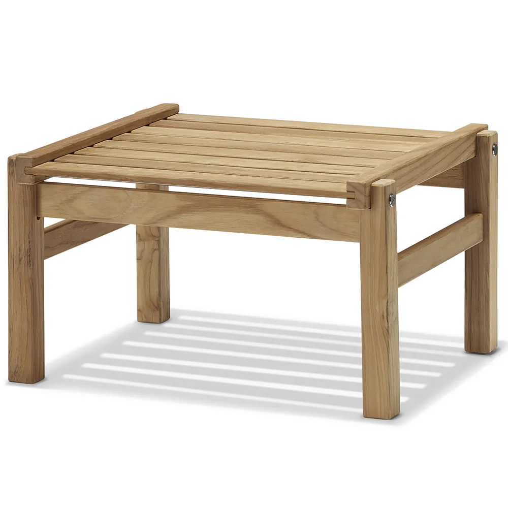 55x55cm skammel teak 