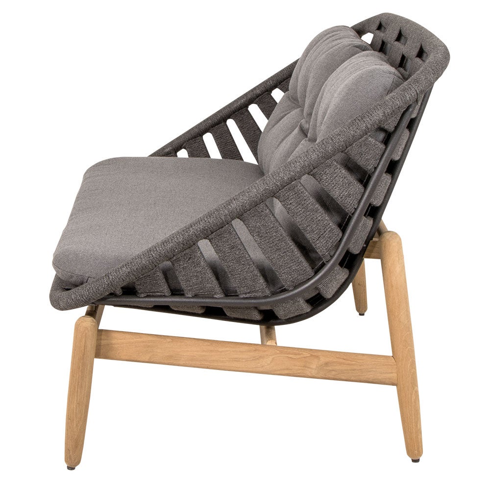 Strington 2-seters sofa med grå Air Touch-puter 