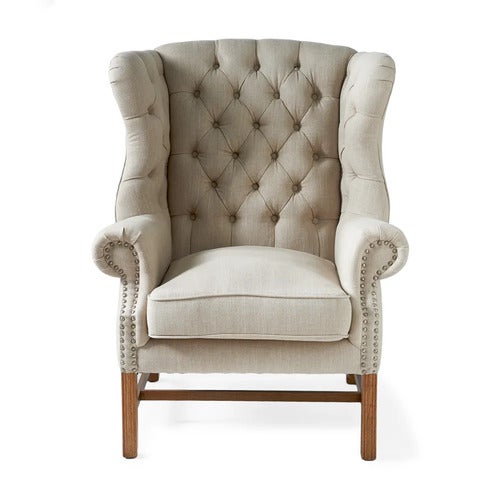 Franklin Park wingback lenestol linen flax