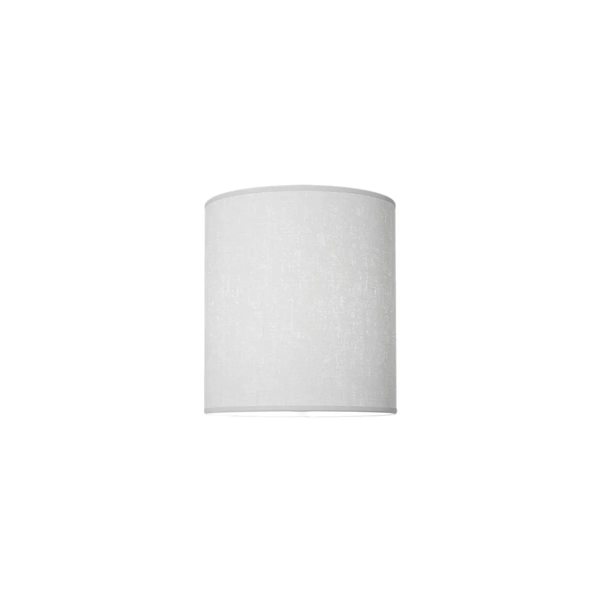 Dual lampeskjerm Ø19xH21 cm tekstil hvit lin