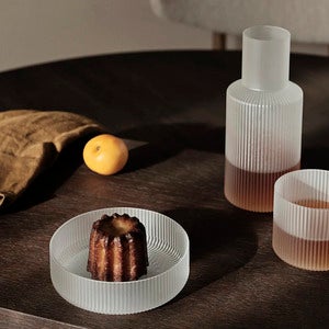 Ripple Karaffel med glass - Frosted