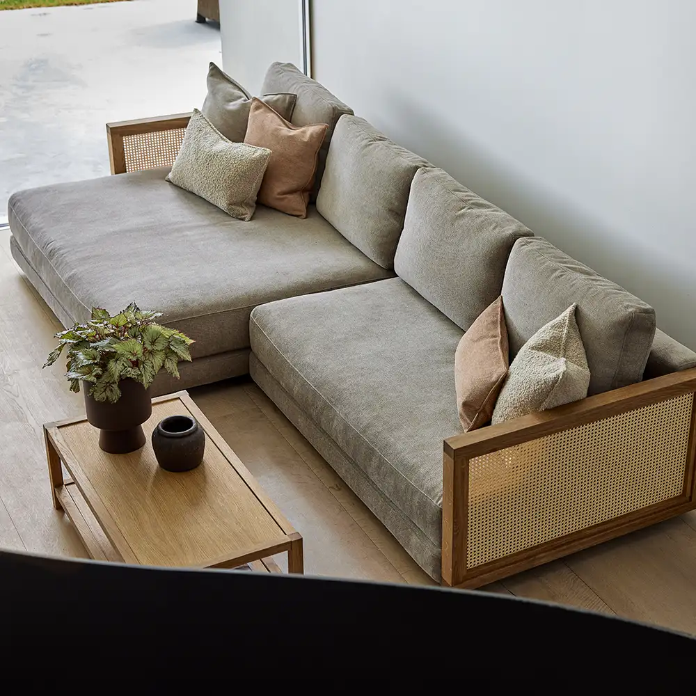 Scale dobbel divanmodul Lys grå Ambience