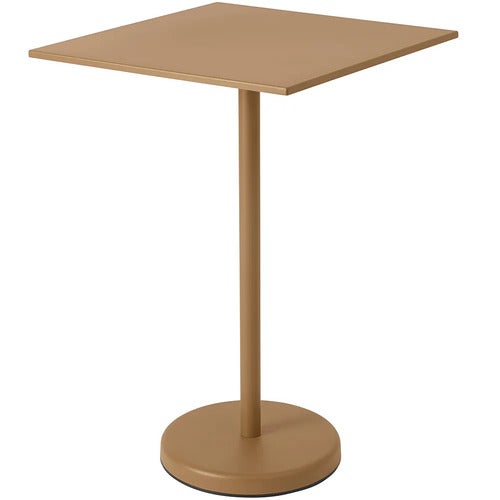 Linear Steel Barbord 70x70 cm Burnt Orange 