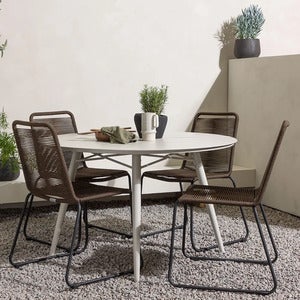 Lindos spisestol brun 2-pakning