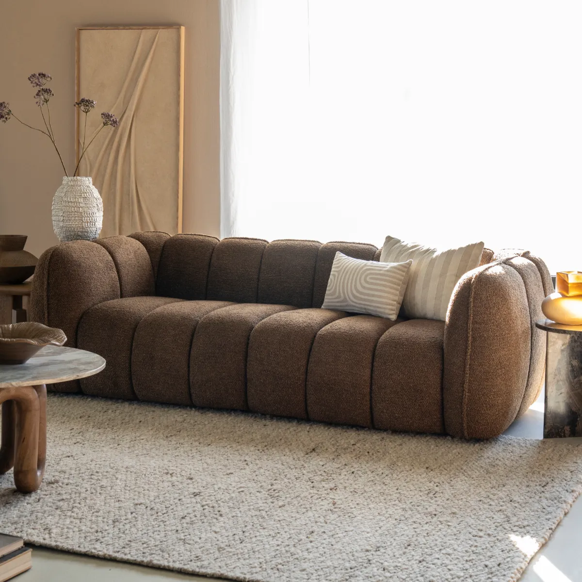 Teppe Kalme 190x290 cm Brown