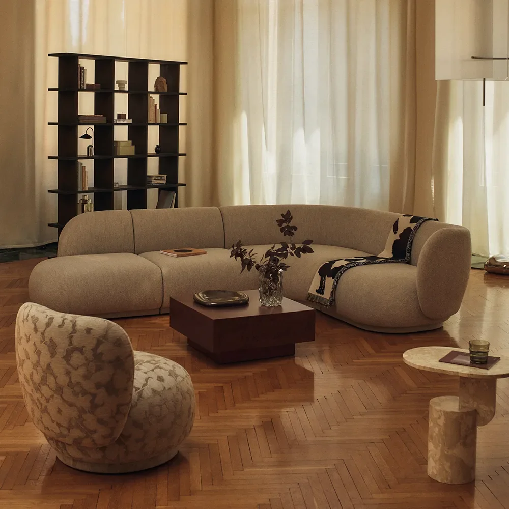 Teppe i økologisk bomull Cilla