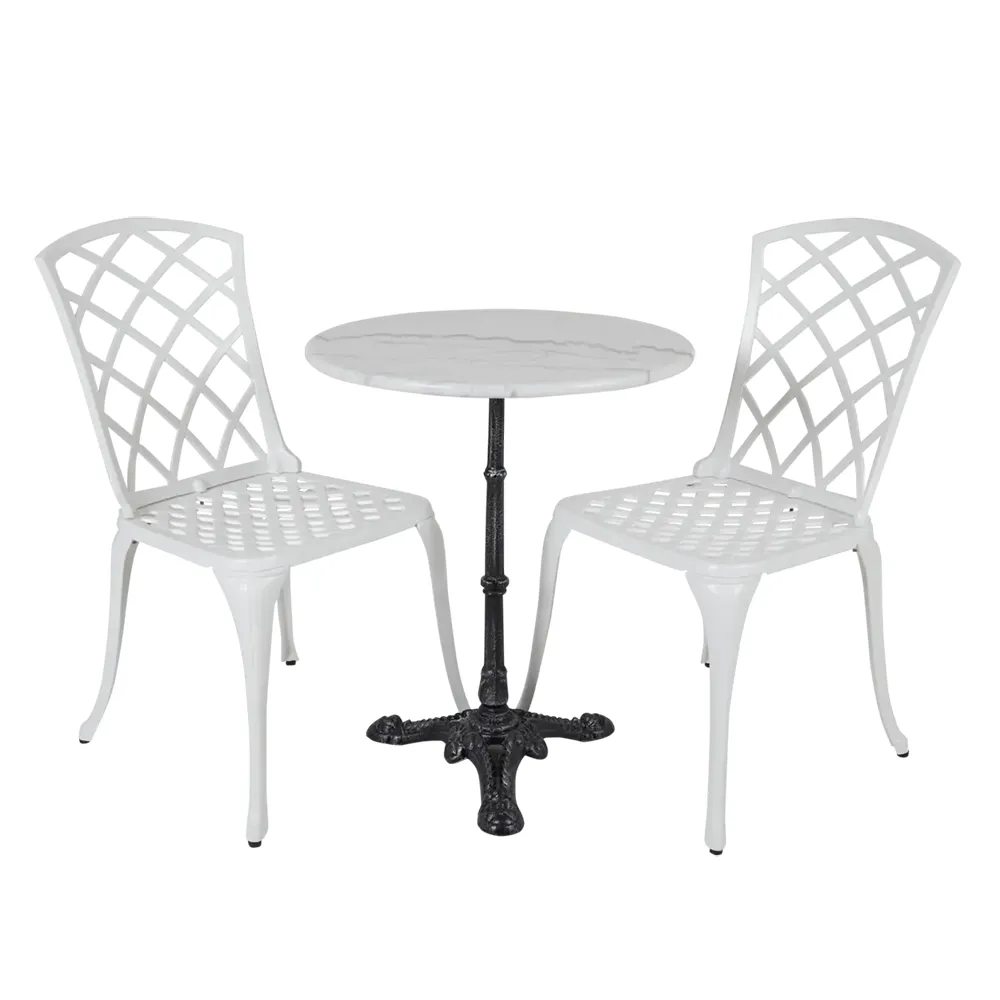 Loire marmorbord 60 hvit Brafab