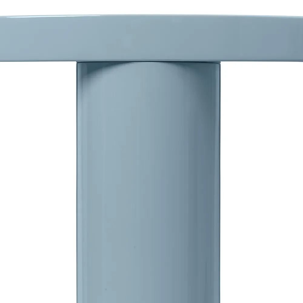 Post Salongbord Ø65 cm - Ice Blue