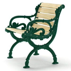 Lenestol Byarum / g:grønn / v:impreg. for Byarums Bruk