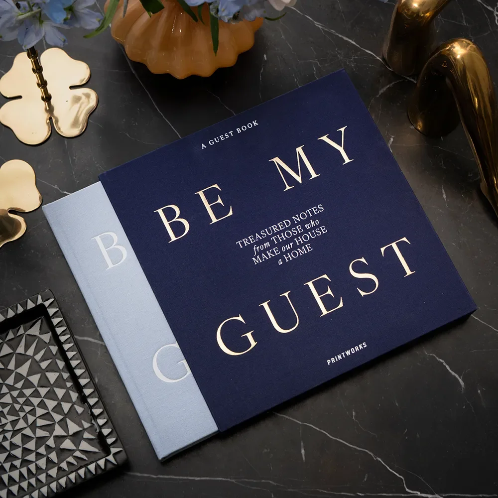 Gjesteboken Blue Be My Guest