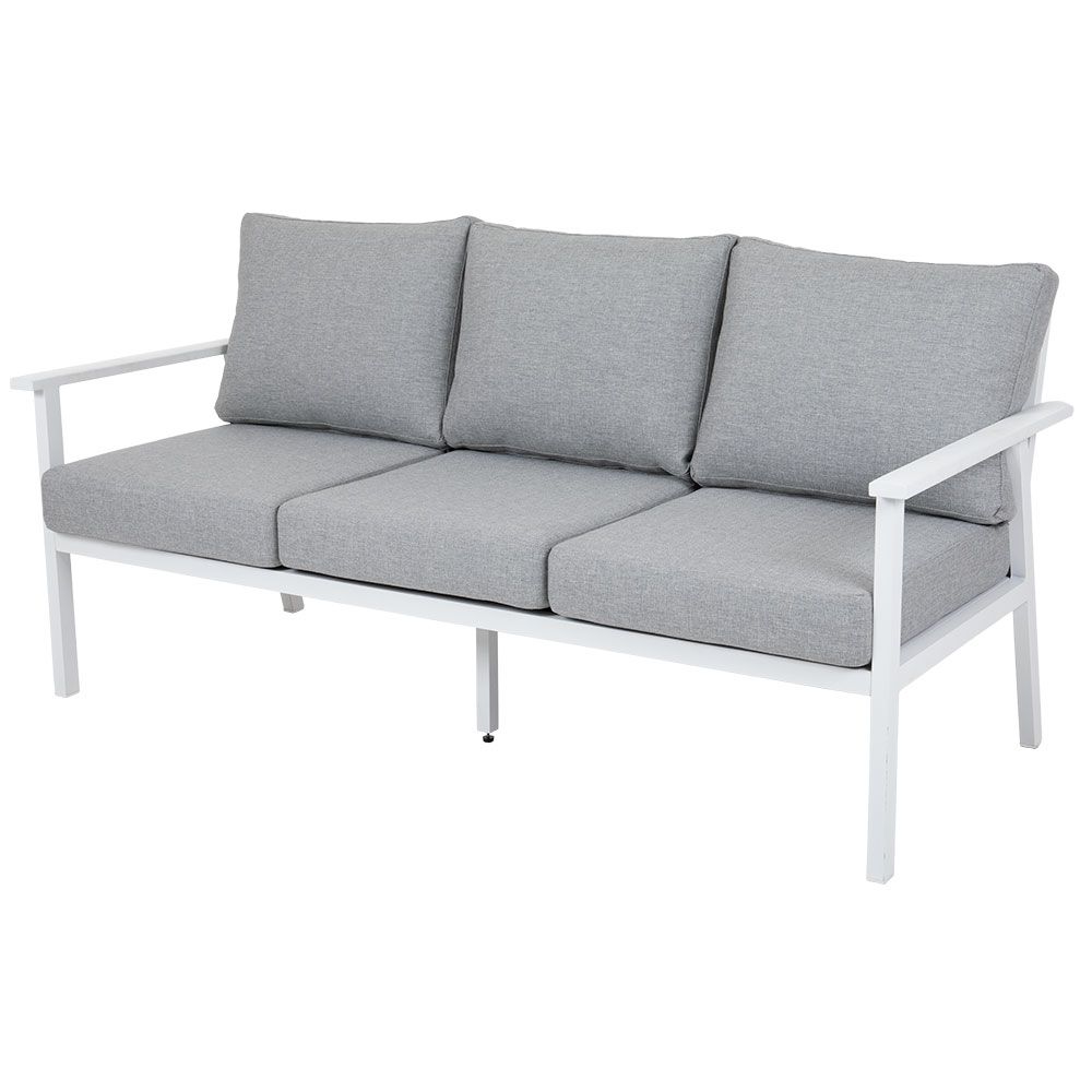 Samvaro 3-seter sofa hvit/grå Brafab