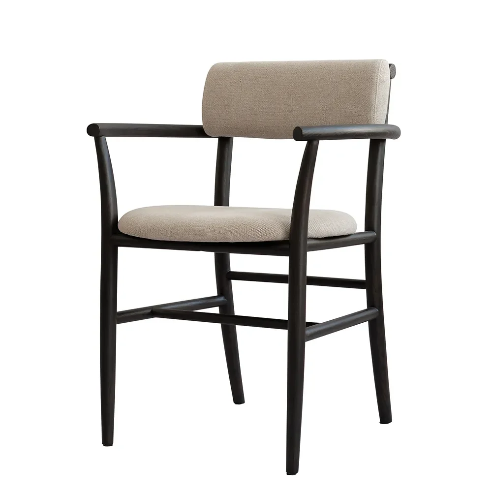  Nama lenestol - Kaffesvart, Lin