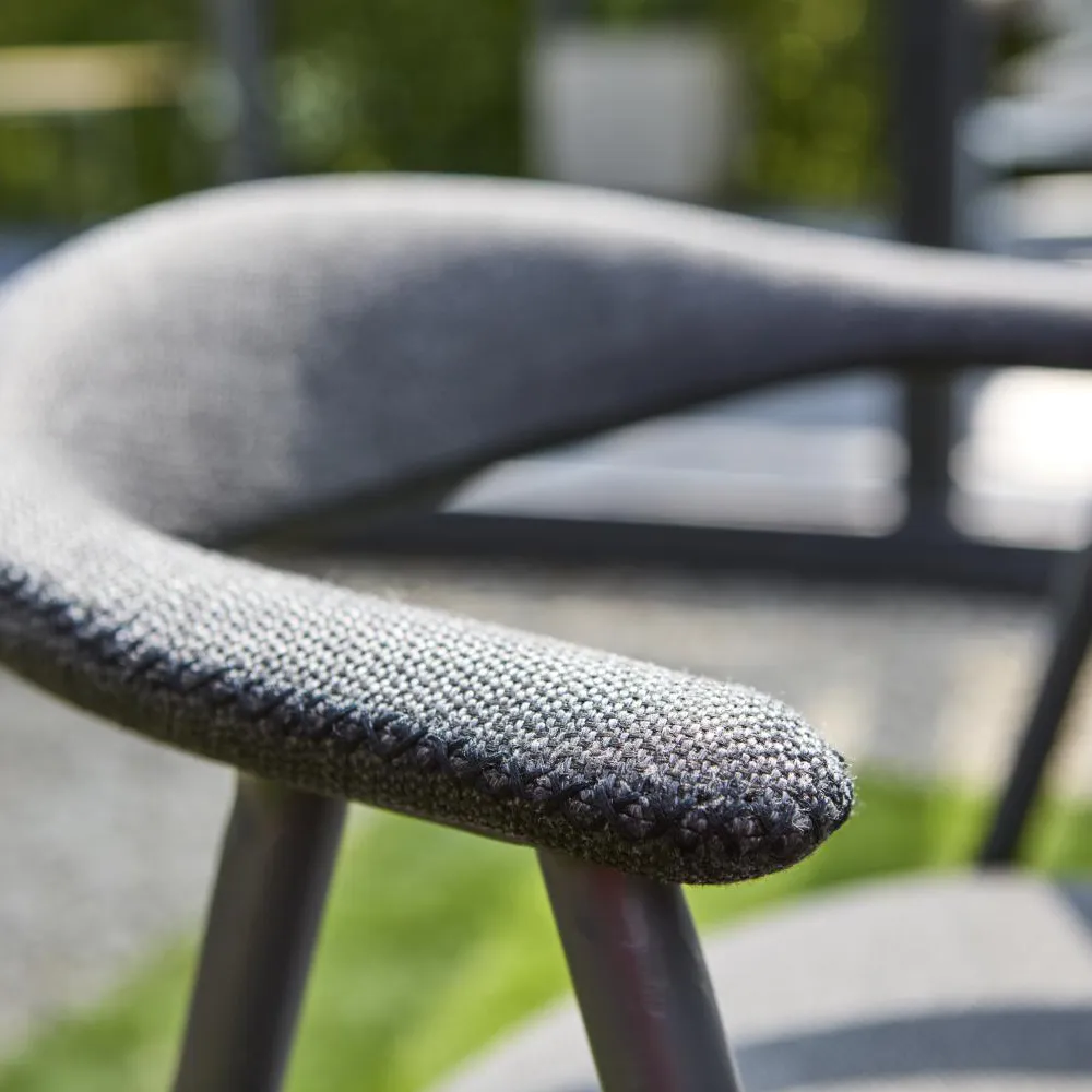 Stol med armlener Black Barley/Anthracite