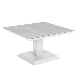 Heis Salongbord heve- og senkbart 79x79 cm hvit