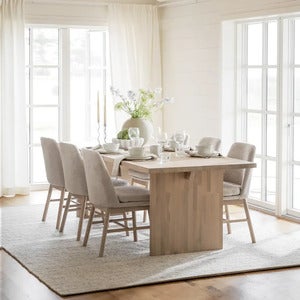 Emmett Spisebord 240 hvitpigmentert eik