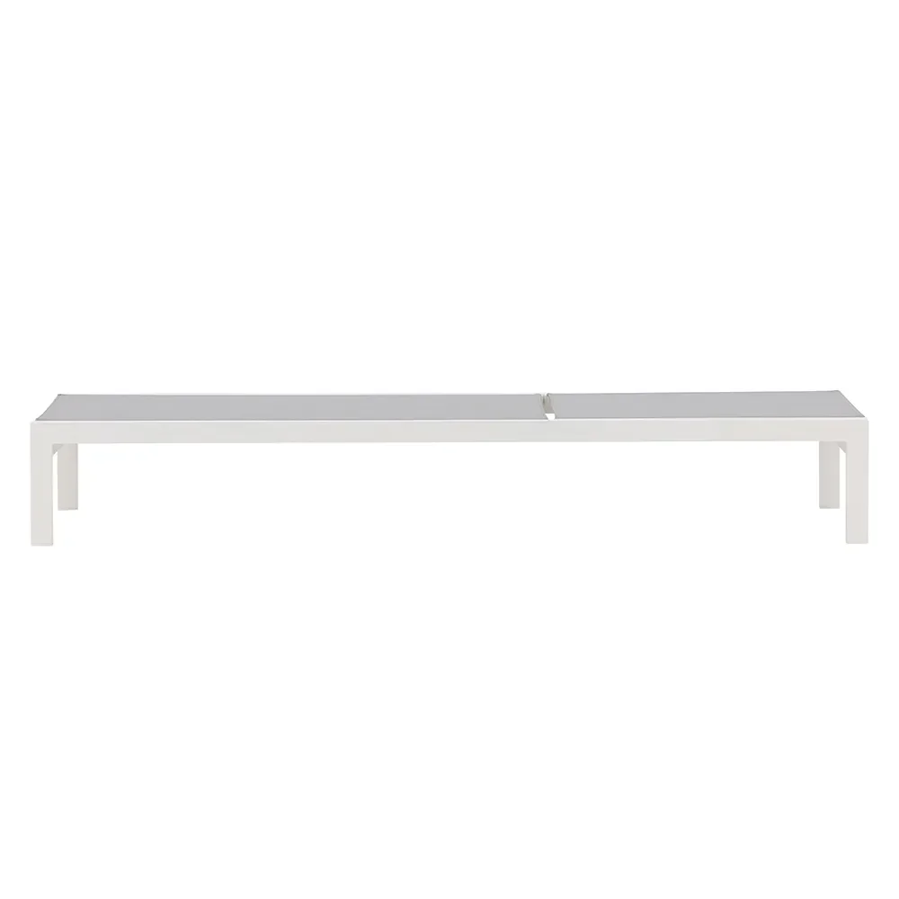 Copacabana solseng hvit/grå 2-pakning