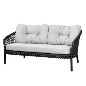 Ocean putesett, hvit grå, til 2-seters sofa