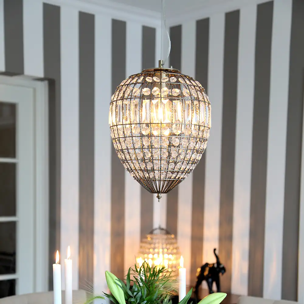 Amadeus taklampe Ø30cm antikk