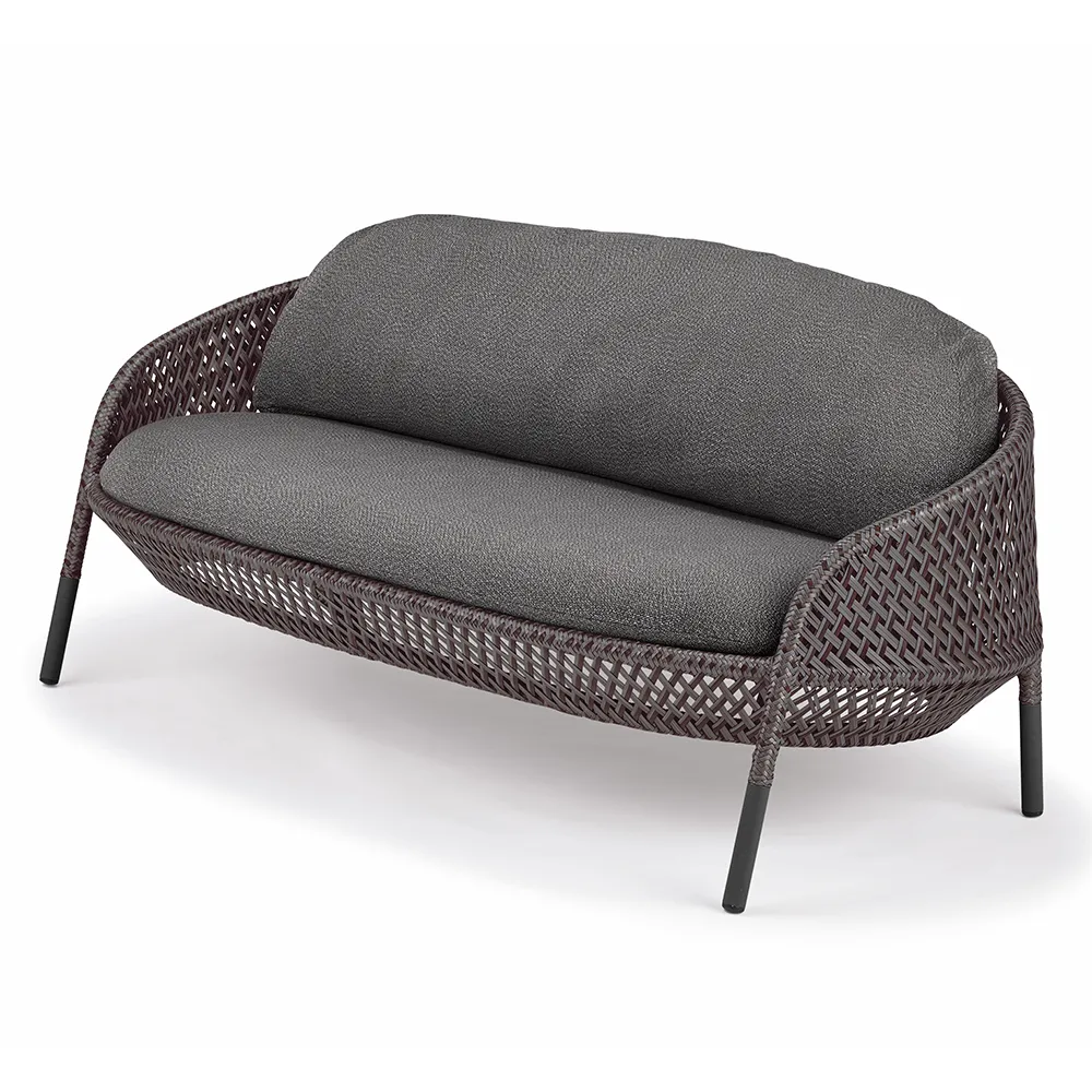 AHNDA 2-seters sofa ABR vulcano 0305 graphite 0108