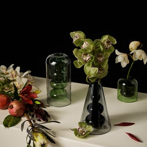  Bump Vase Cone Svart