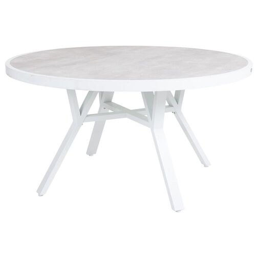 Samvaro spisebord 140 cm hvit/grå Brafab