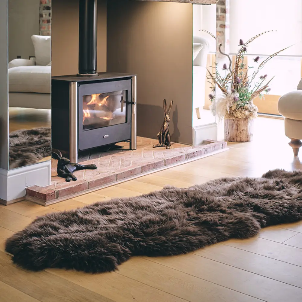 Vilma saueskinn brun