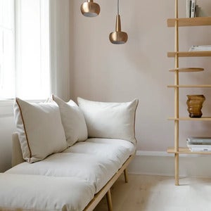 Lounge Around  3-seters sofa Oak/White Sands