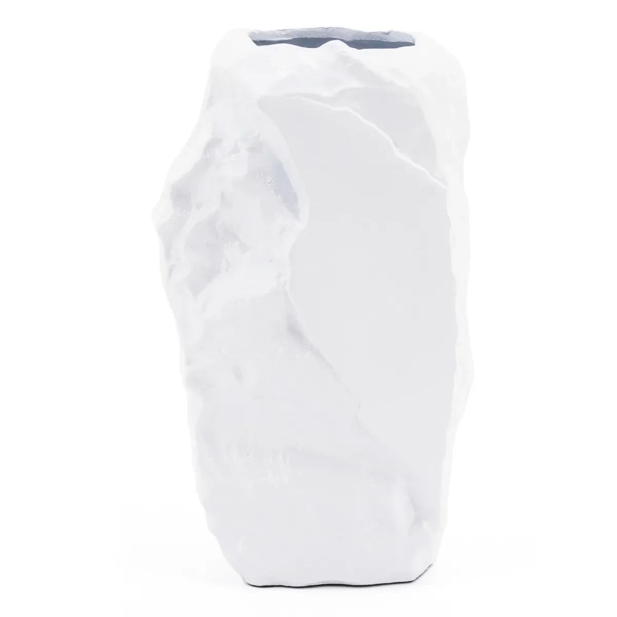 Pedra large 21x17,5x43 cm aluminium hvit
