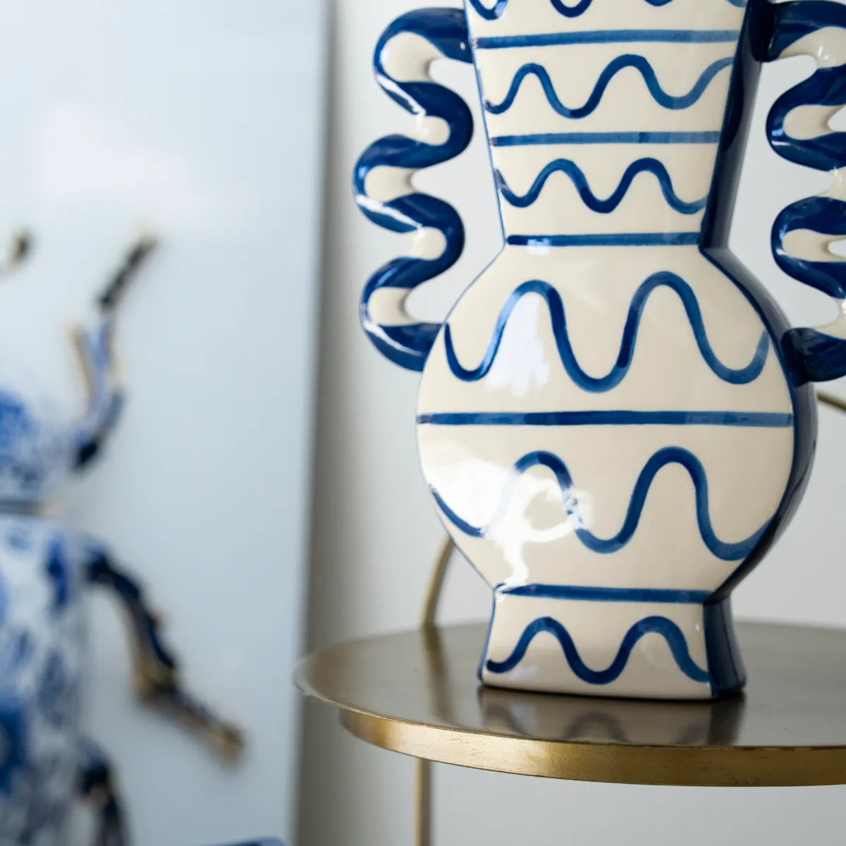 Dekorasjonsvase Blu 2 H32 cm