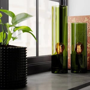 Flake bordlampe 30cm Grønn