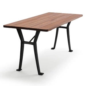 Lessebo Bord / g:svart / b:oljet mah Byarum