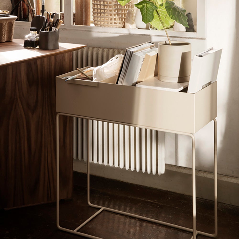  Blomsterkasse - Lys grå