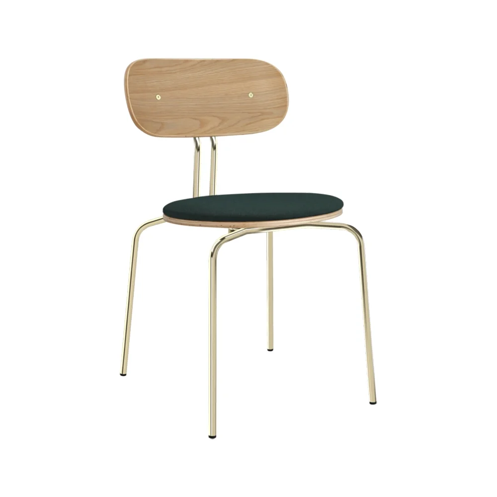 Curious spisestol eik/messing Calm Seas