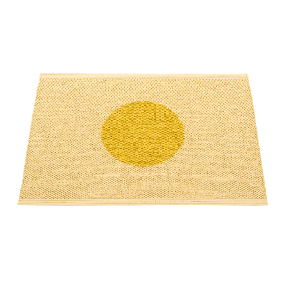 Vera Pop teppe Mustard/Pale Yellow 70 x 50cm