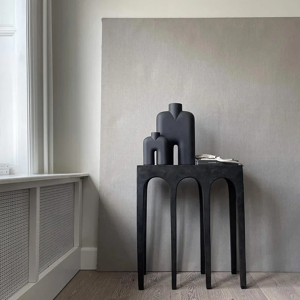 Bow konsollbord, liten – kaffe