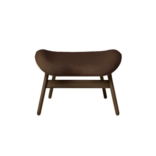 A Conversation Piece Ottoman Ottoman Solid Oak,Plywood,Polyester Teddy