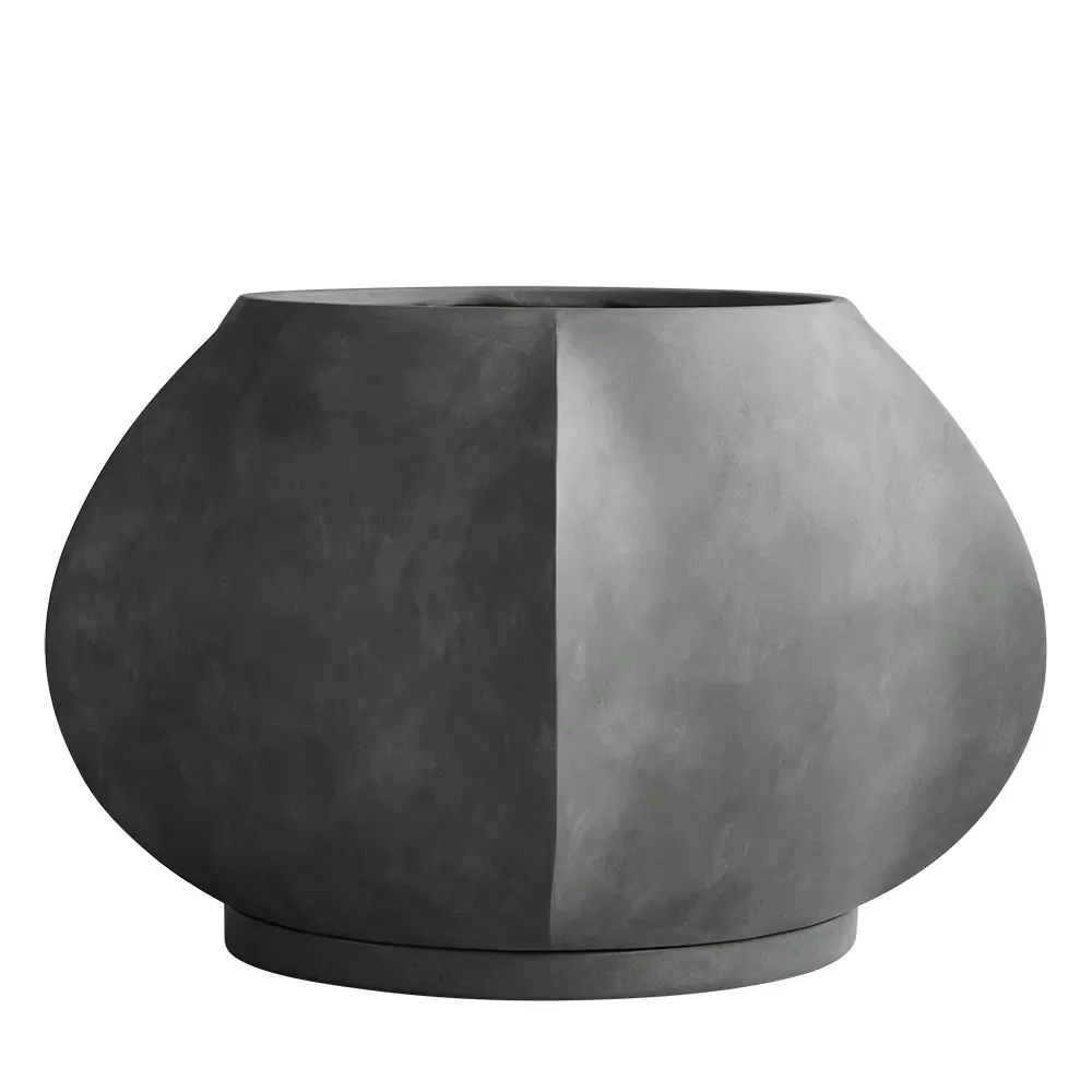 Arket krukke Big - Dark Grey