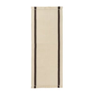 Calm Kelim Teppe 80x200 cm - Off-white/Coffee