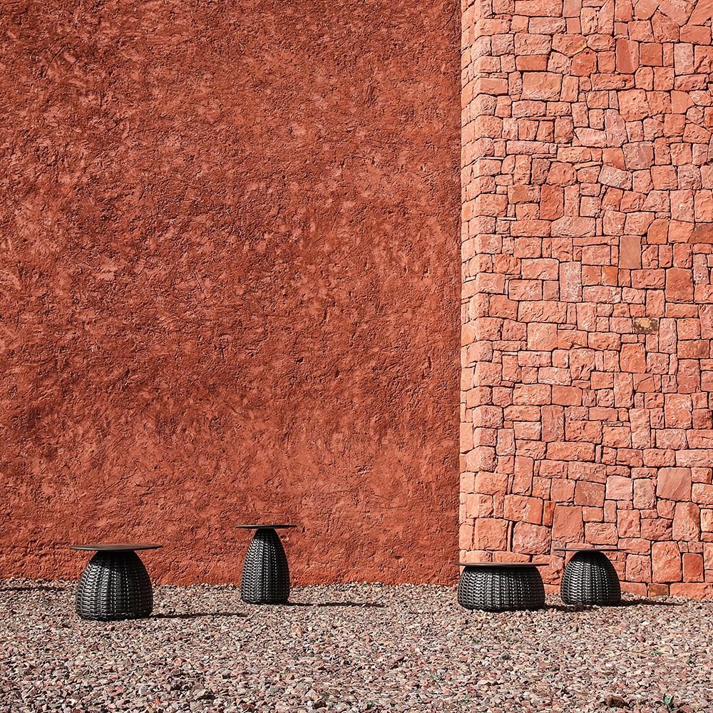 Porcini bord 61 cm taupe 