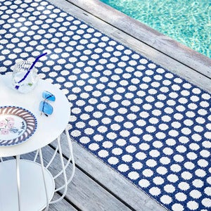 Noa matte 70x90 Dark Blue/Vanilla