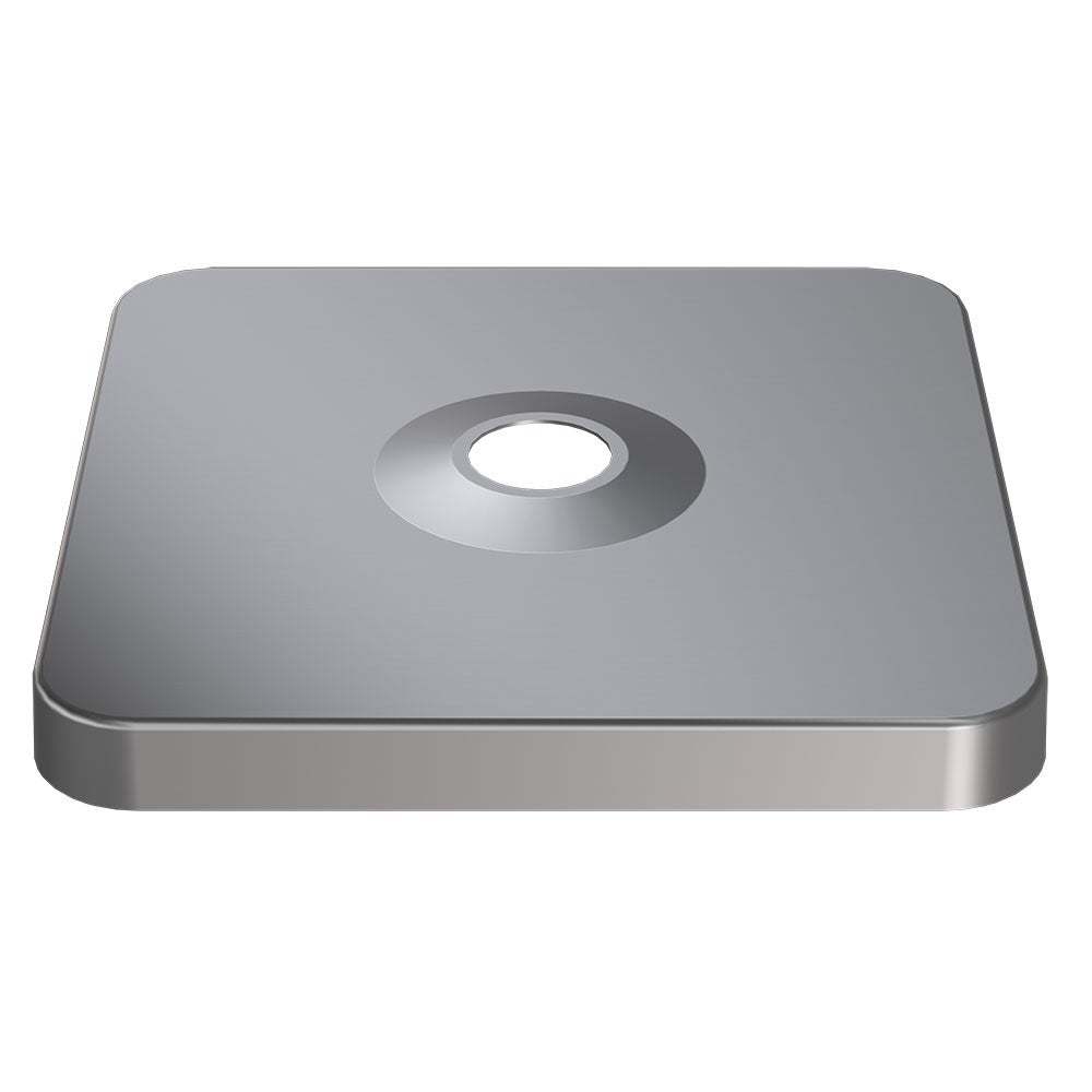 Deksel aluminiumeloksert look for parasollfot M4, 180 kg Glatz