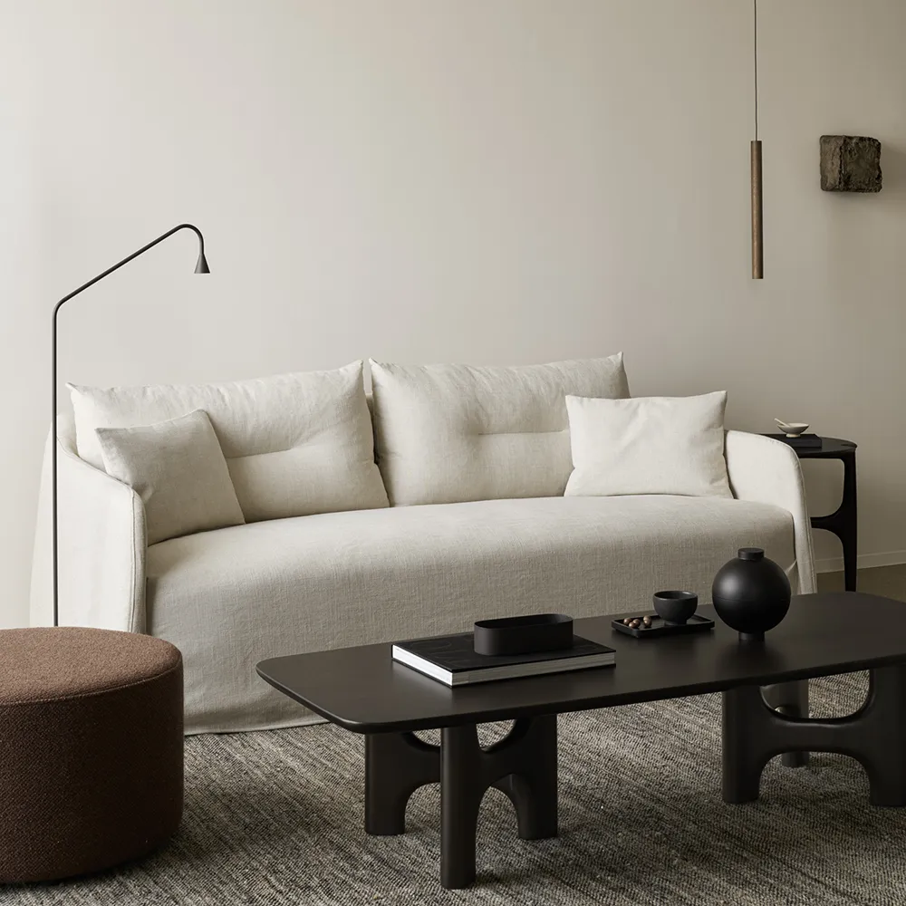 Salongbord i mahogni Flow Rose Brown