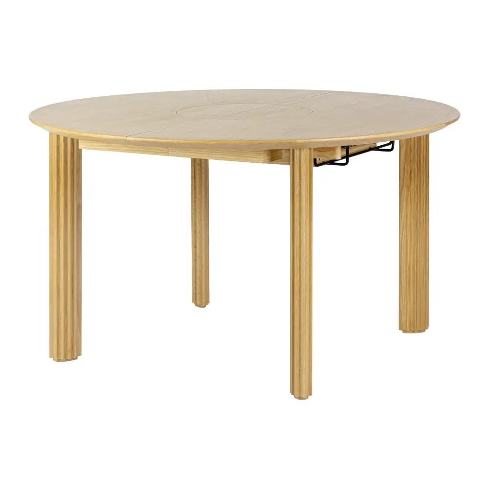 Comfort Circle Spisebord med uttrekk 132-202x132 Oak