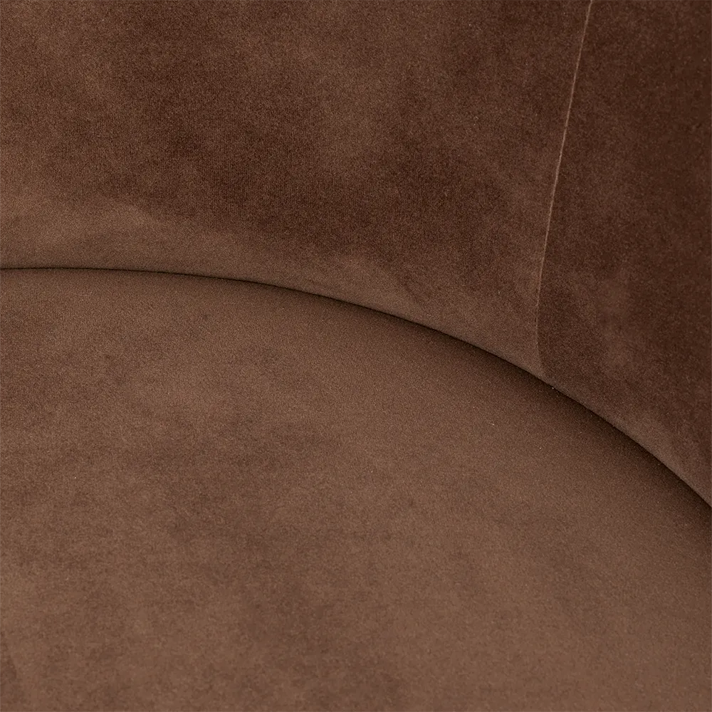 Rico Lounge Lenestol Rich Velvet - Soft brown