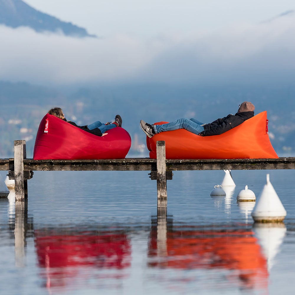 Lamzac oppblåsbar divan jungle green 