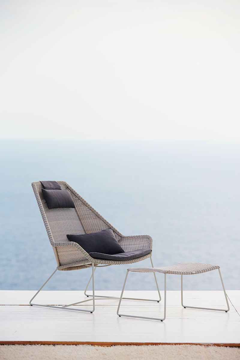 Breeze Fodskammel hvid 