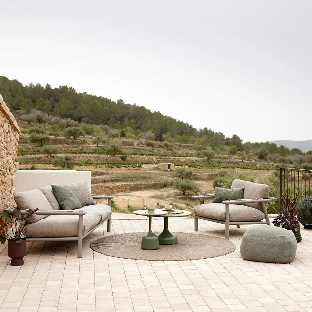 Knit Teppe 200 cm Dark sand