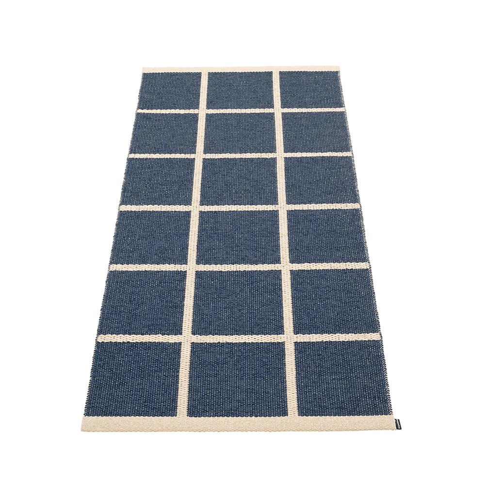 Vevd Teppe Criss Dark Blue 70x150 cm