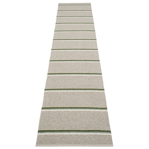 Olle matte 70x360 cm green / background linen 