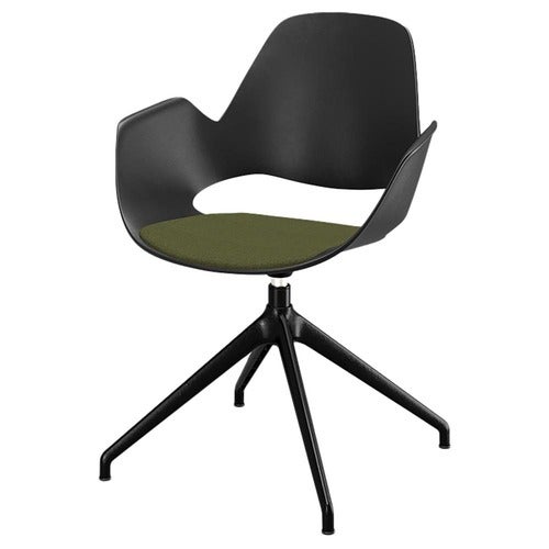 Falk lenestol med sving og fjær Furu grønn